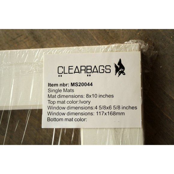 20 New 8x10 inch Ivory Photograph Mats - Picture 2 of 3